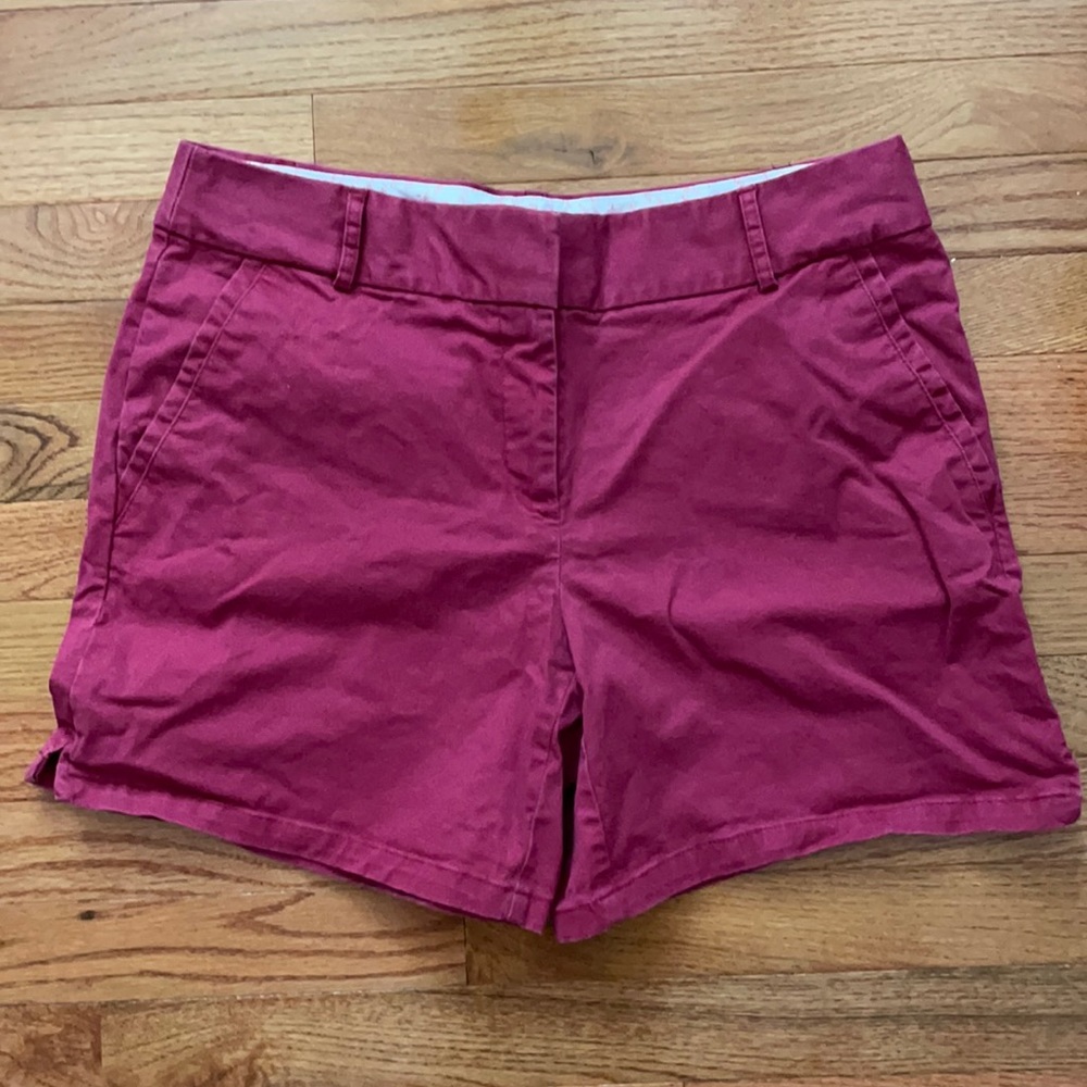 Maroon Loft Shorts Size 8